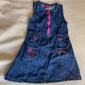 Betsey Johnson Girls Denim Dress